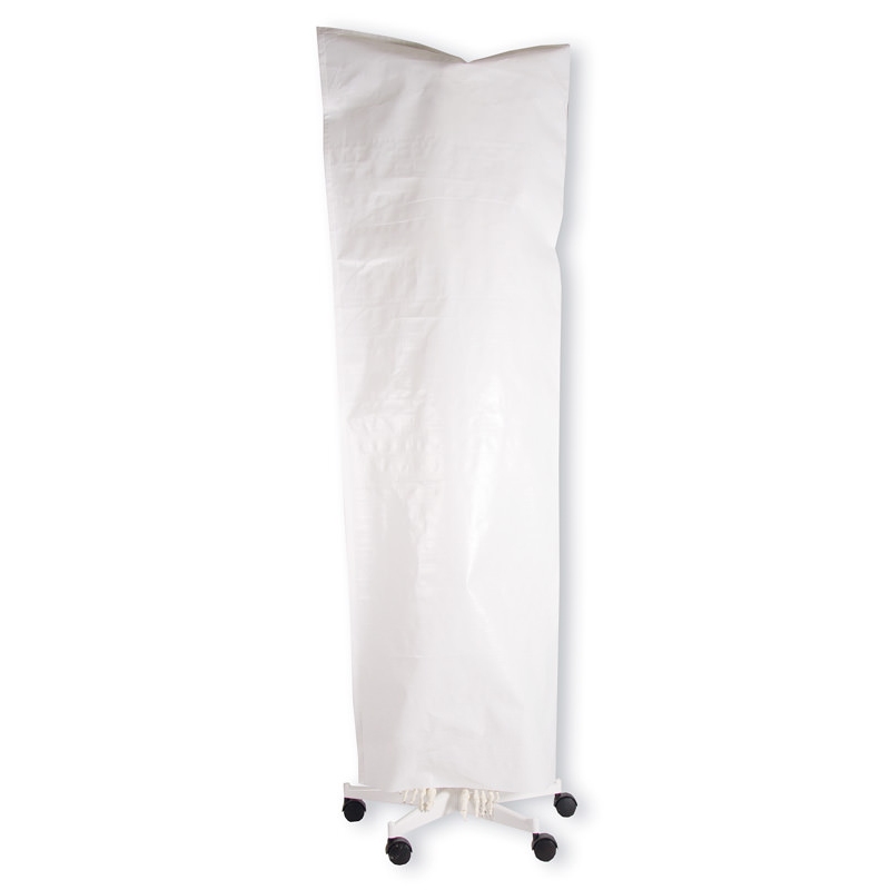 Pokrivalo proti prahu za okostje, belo