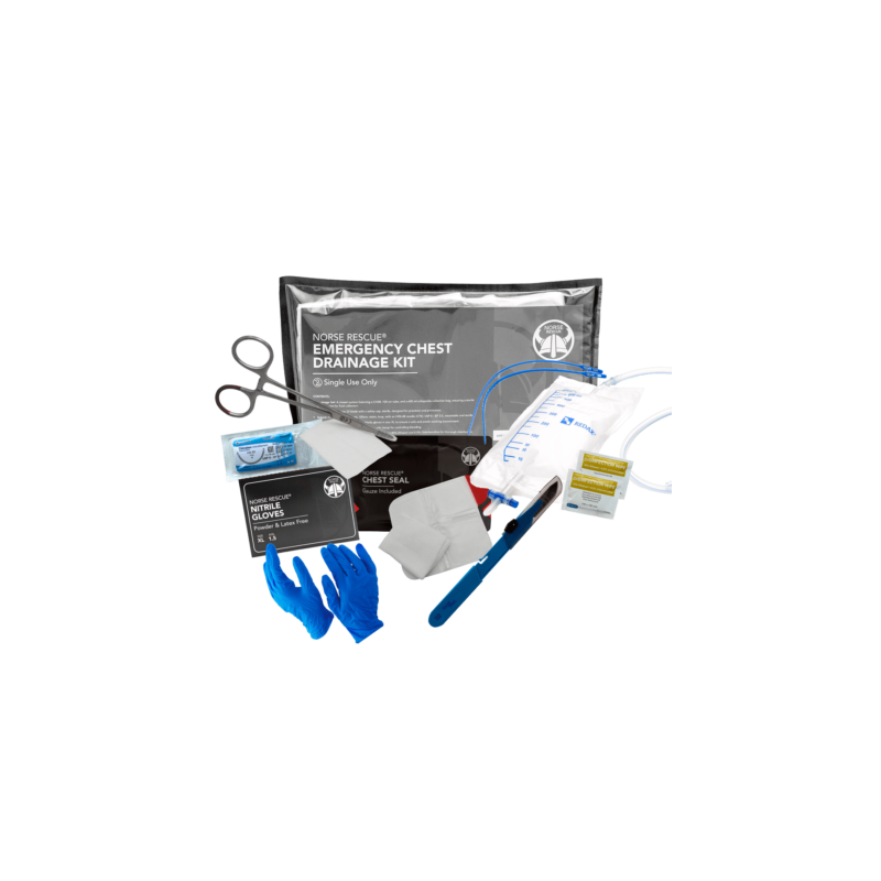 NORSE RESCUE® Emergency Chest Drainage Kit – komplet za urgentno prsno drenažo