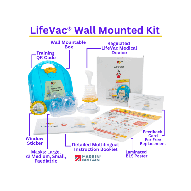 LIFEVAC - Stenski komplet za reševanje zadušitve