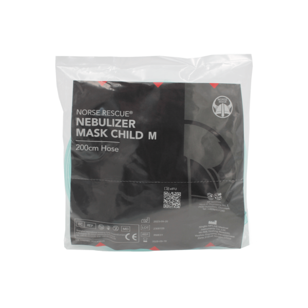 NORSE RESCUE® Nebulizer Mask Pediatric M – pediatrična nebulizacijska maska