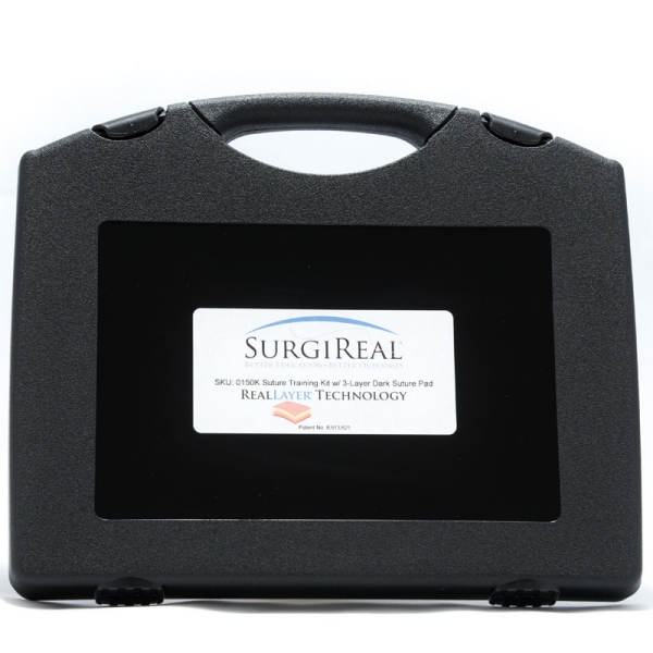 Komplet za usposabljanje šivanja s 3-slojno blazinico za šivanje RealSuture Temna koža
