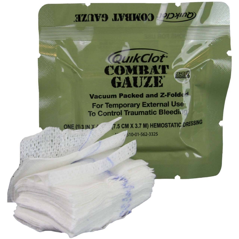 QUICKCLOT COMBAT GAUSE, hemostatik