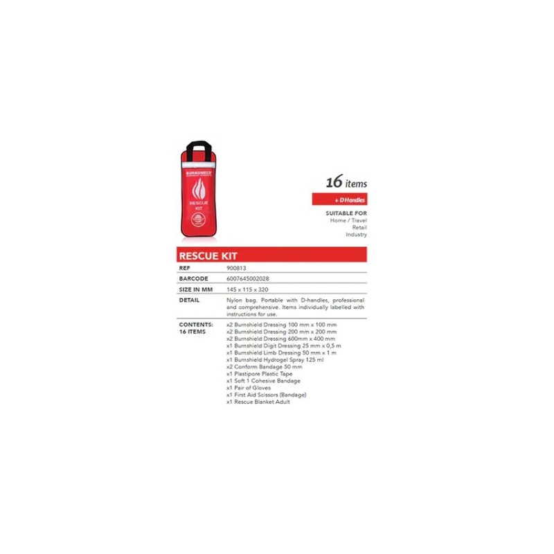 Burnshield Emergency Rescue Burn Kit