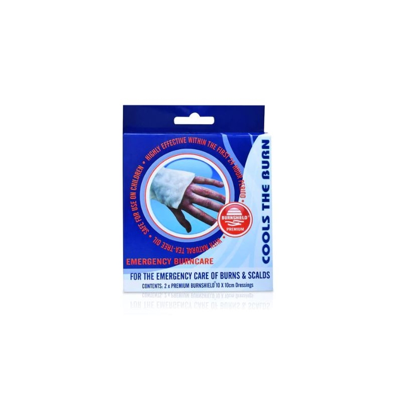 Burnshield dvojna obloga za opekline (10 cm x 10 cm)