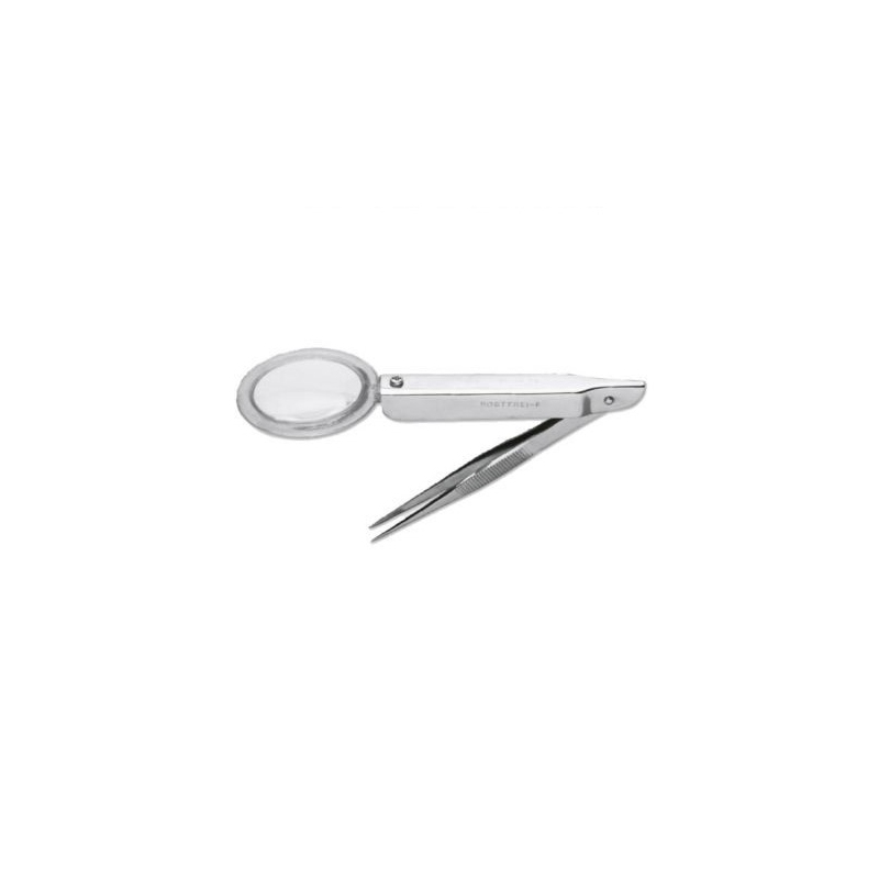 Pinceta z lupo, špičasta, 9 cm