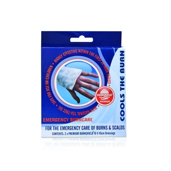 Burnshield dvojna obloga za opekline (10 cm x 10 cm)