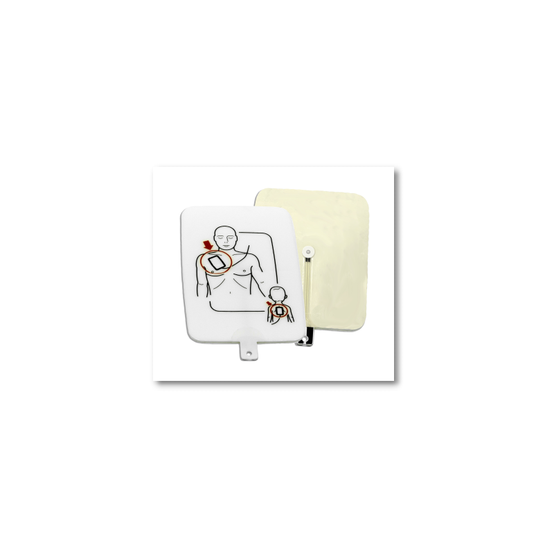 komplet 4 Prestan Professional AED Trainer PLUS vadbene nalepke odrasli/otroci (4 pari)