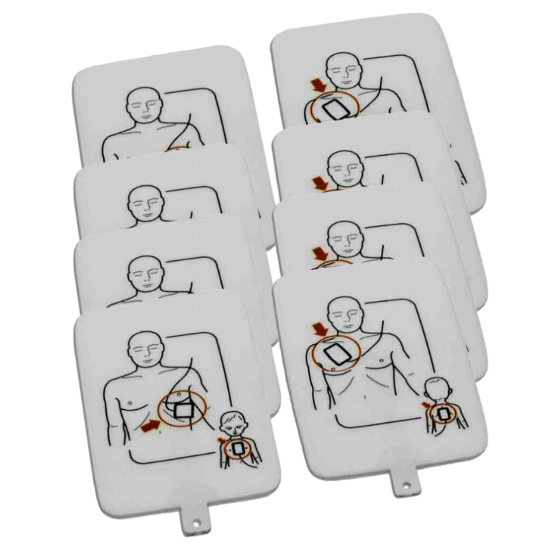 komplet 4 Prestan  AED UltraTrainer vadbene nalepke odrasli/otroci (4 pari)
